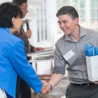 Dawn Rutecki receiving bag